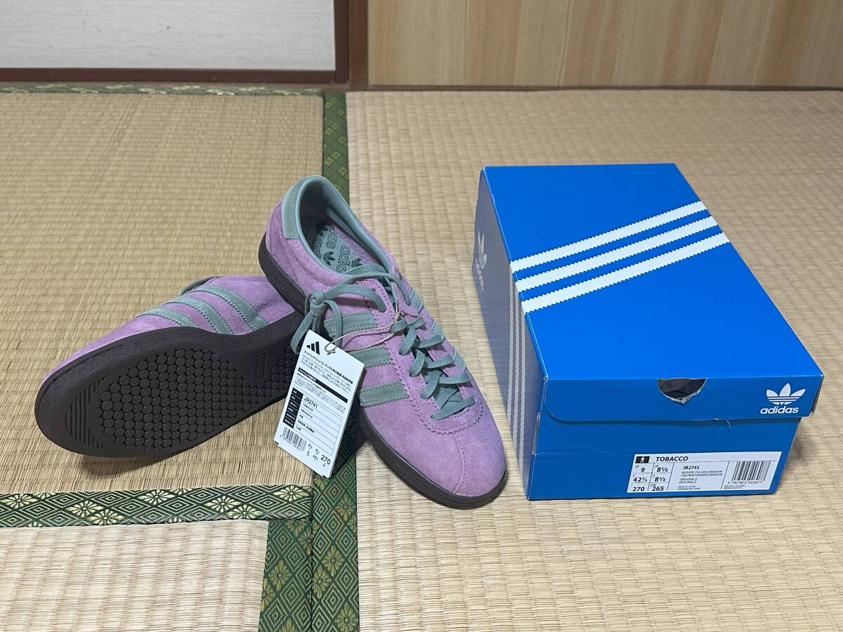 【新品未使用品】adidas TOBACCO 27cm adidas スニーカー タバコ Tobacco / アディダスオリジナルス