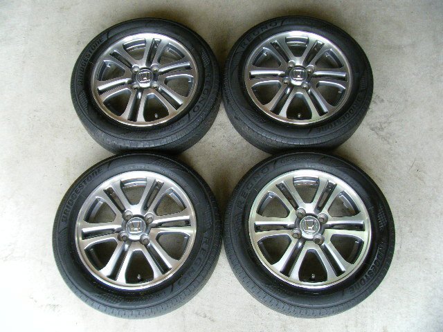 ホンダ 純正 14インチ タイヤホイールセット 【広島 手渡可】 ホンダ HONDA 純正 アルミホイール 14インチ 4.5J インセット40