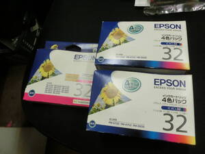 エプソン 純正インク EPSON マゼンタ 32 4色パック 2個 未開封保管品 使用期限切 セット