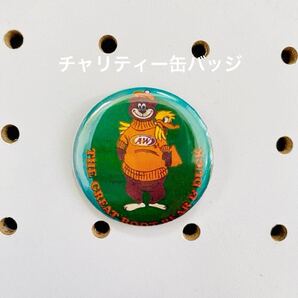 《災害支援チャリティー缶バッジ》ラベル アメリカン 缶バッジ 寄付金 ルーティーベア