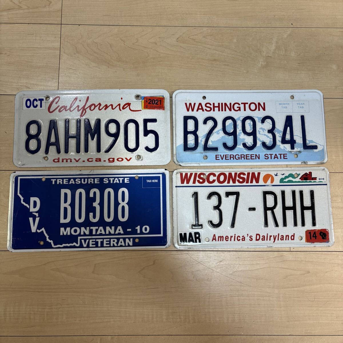 アメリカナンバープレート5枚セット アメリカナンバープレート5枚セット Yahoo!オークション