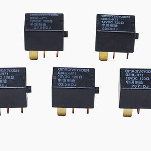 G8HL-H71 12V 汎用 5個セット リレー 自動車用エアコン エアコンリレー マグネットクラッチ 4ピン 4極端子