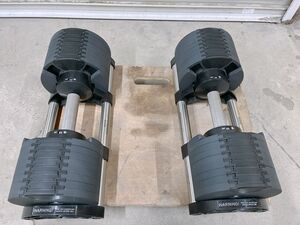中古 NUOBELL 232 フレックスベル 可変式ダンベル 32kg×2 合計64Kg ペア アジャスタブル ダンベル 可変ダンベル 茨城県 0915あら3 M 2個口