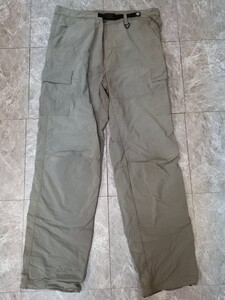 20.Columbia(コロンビア) ウッドブリッジパンツ リップストップ生地 ナイロン カーゴ アウトドア PM8756 メンズL グレー y201