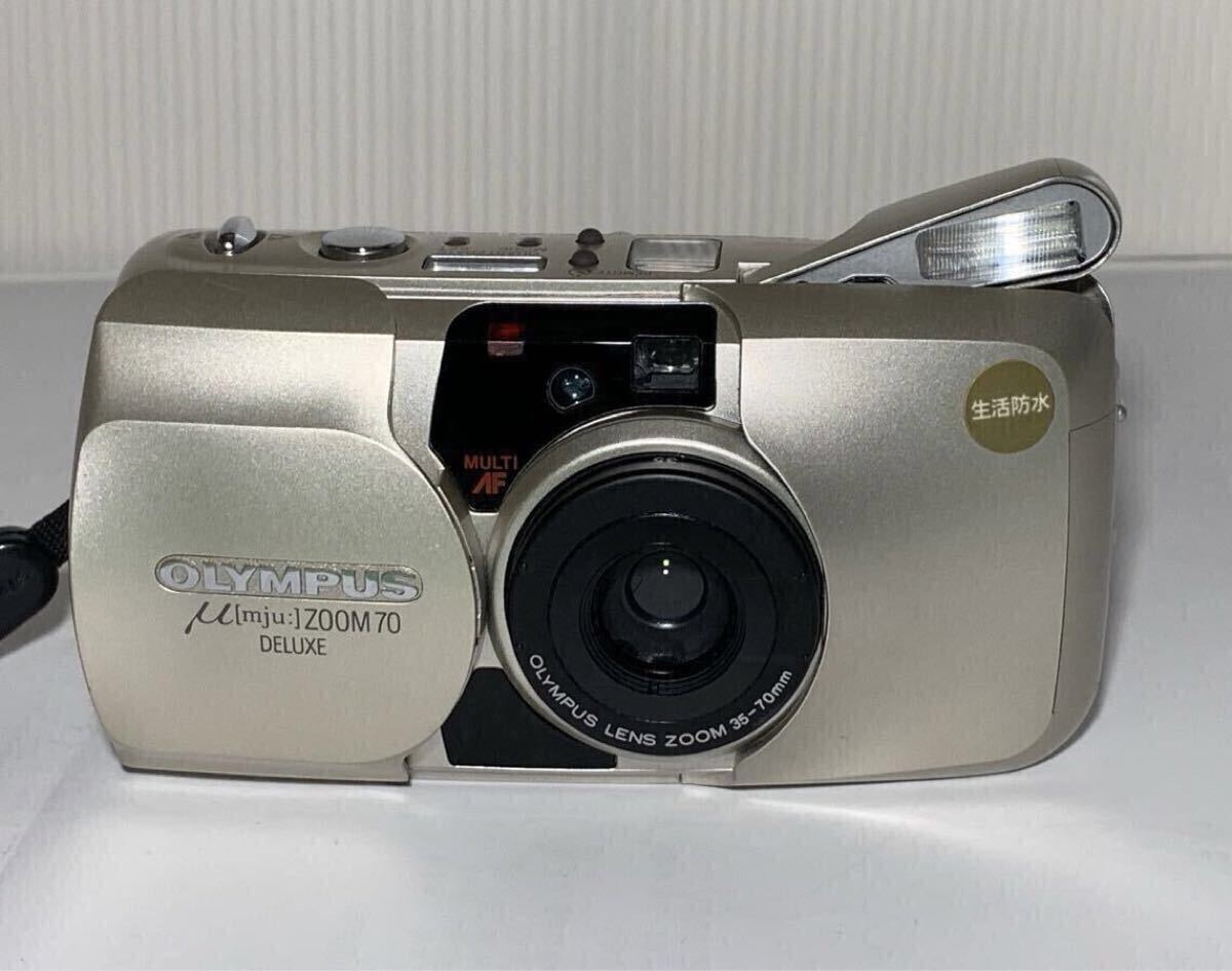 【美品•完動品】OLYMPUS  μ  ZOOM  PANORAMA 動作確認済 OLYMPUS μ ZOOM パノラマ付きコンパクトフィルムカメラ 動作確認