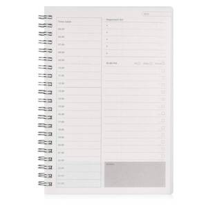 メモ タスク 仕事用メモ帳 予定 ール 学用品など多機能 時間管理 一日 (表紙 スケジュール スケジュール帳 PP) ToDoリ