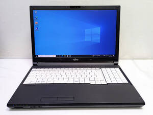 富士通 lifebook A746/R Core i7-6600U メモリー8G SSD240G DVDマルチ 15.6インチフルHD液晶 Webカメラ Wifi Windows10