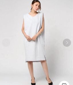 シンプリシテェ SIMPLICITE イエナ取扱い ゆったりシルエット スリット ワンピース