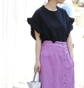 ジャーナル スタンダード JOURNAL STANDARD コットン フリルTee 袖フリル Tシャツ ¥8,800