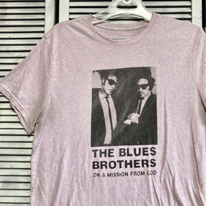 BLUK 1円スタート ピンク ムービー Tシャツ ブルースブラザース The Blues Brothers 海外 映画 洋画 90s 00s ビンテージ 古着 卸 仕入れ kg