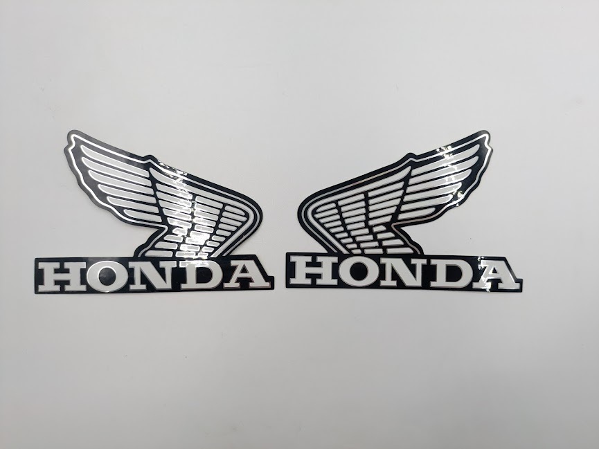 ホ*2様 ホンダ☆タンクエンブレム☆アルミ製ゴールド☆CB400FCB250T4 ホ*2様 ホンダ☆タンクエンブレム☆アルミ製ゴールド