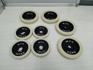 5 WIDL FIT ワイルドフィット 合計 15㎏ WFG ダンベル プレート 8枚 まとめて 2.5㎏×4枚 1.25㎏×4枚 筋トレ ラバー付き