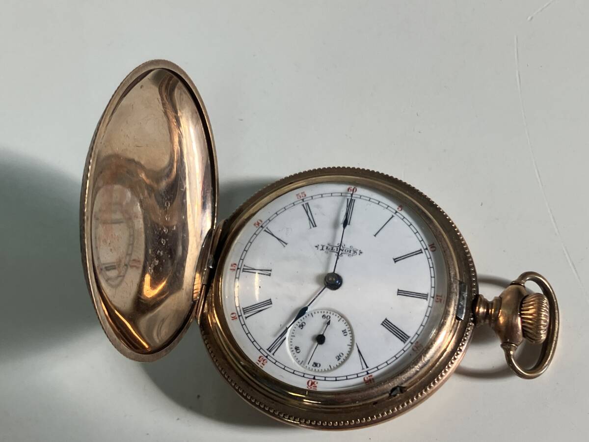 【美品】イリノイ　クオーツウォッチ　懐中時計 Yahoo!オークション -「illinois 懐中時計」の落札相場・落札価格