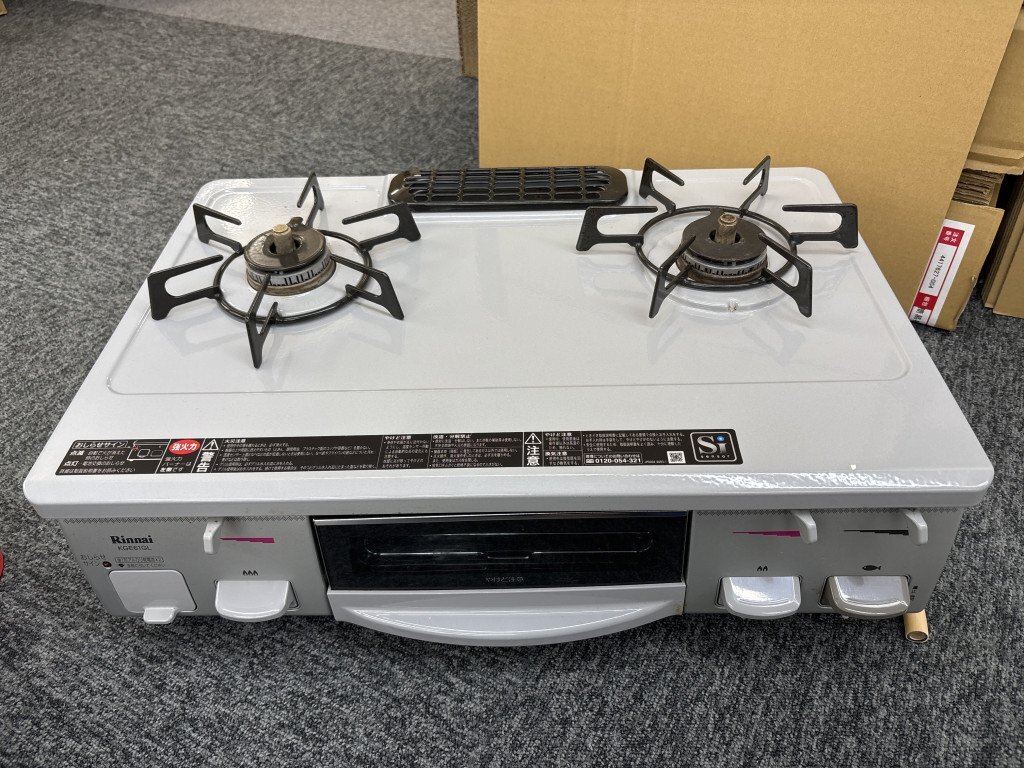 Rinnai - ガステーブル　ガスコンロ　コンロ　リンナイ RT61GH-L 本日限定値下価格 Amazon | Rinnaiリンナイ ガステーブルRT61GH-R 都市ガス用
