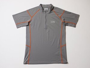 MOUNTAIN HARDWEAR マウンテンハードウェア ハーフジップ トップス 正規品 Lサイズ OE3331 エステロショートスリーブジップTシャツ