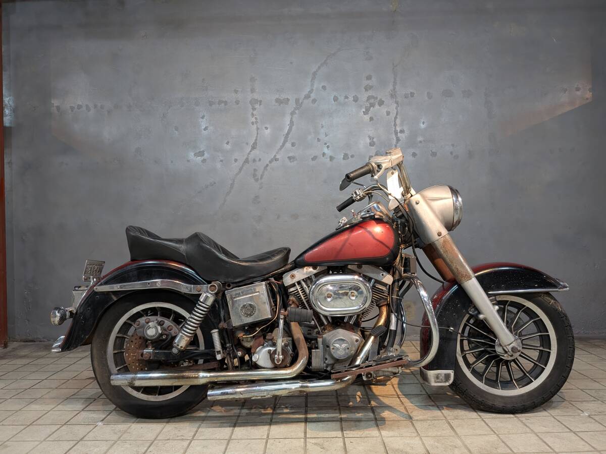 ナガノ　Harey-Davidson FLH-80 (ショベルヘッド) 1980 FLH80 ショベルヘッド | バージンハーレー