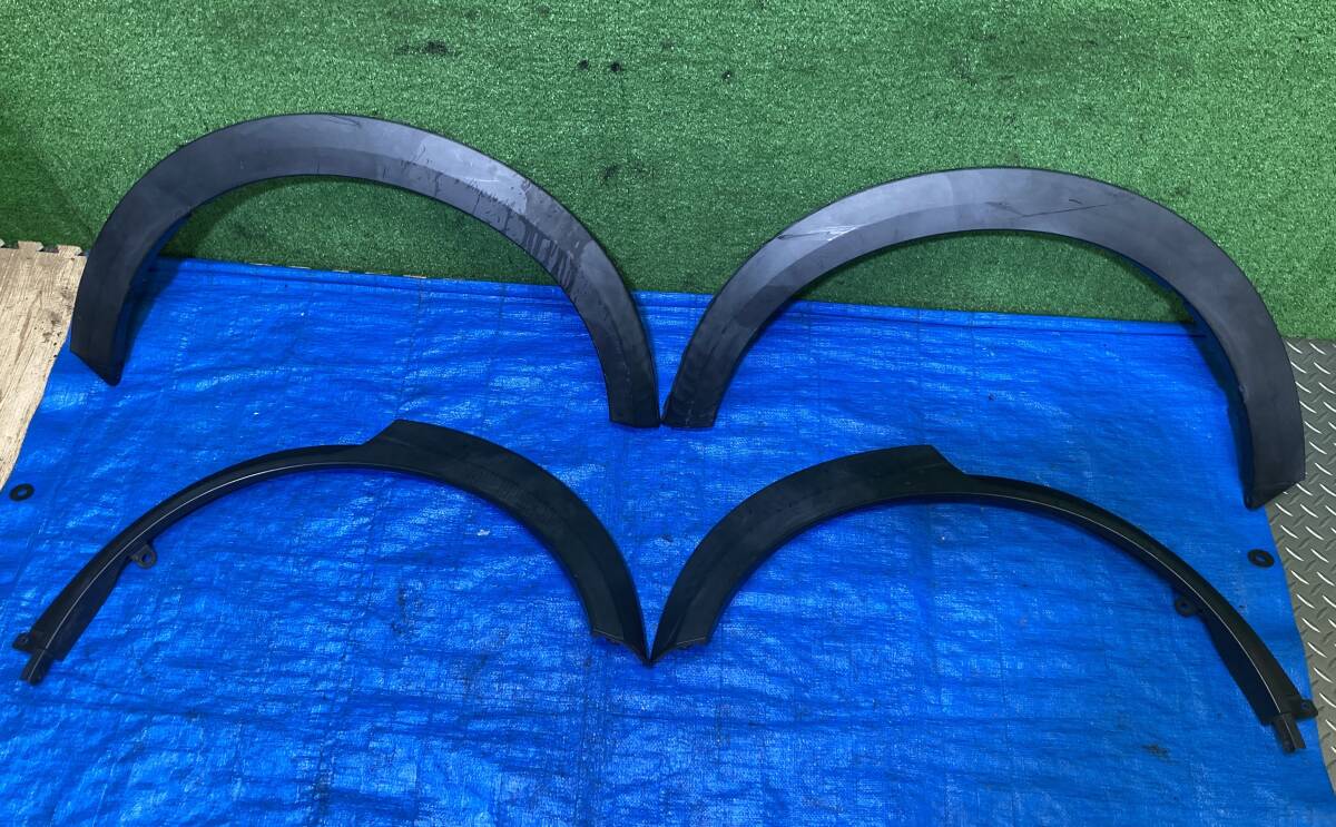  Suzuki Lapin DBA-HE33S молдинг крыла крыло арка передний задний задний левый и правый в комплекте для одной машины краска нет чёрный труба 26179