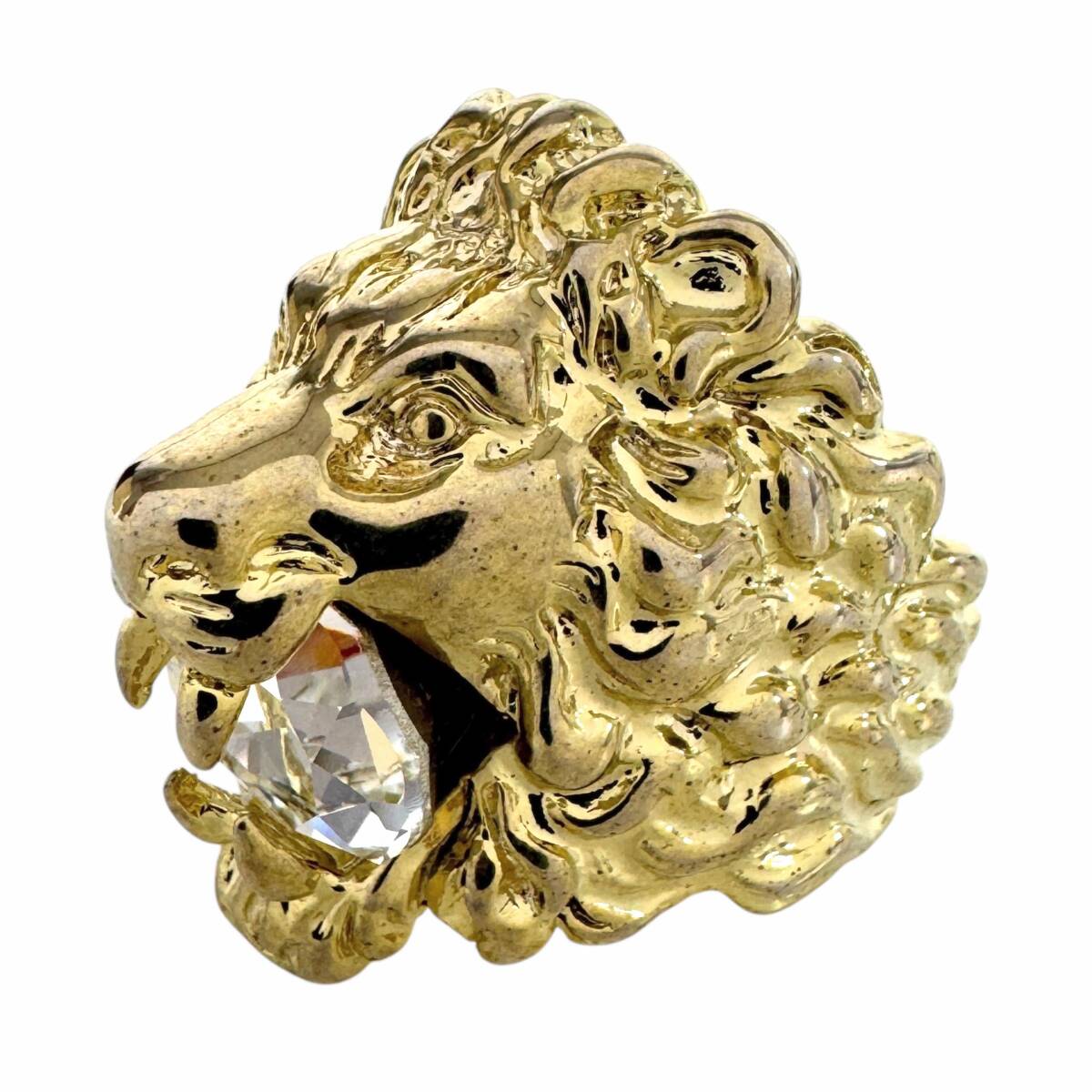 新品 未使用 GUCCI グッチ ライオンヘッド リング 指輪 25号 ゴールド 楽天市場】GUCCI グッチ ライオンヘッド リング 指輪