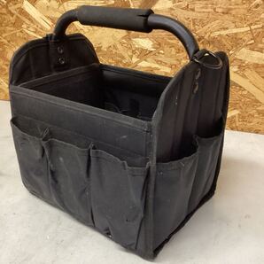 ツールオーガナイザー ブラック オープン型 ツールバック 作業用 (L-82)