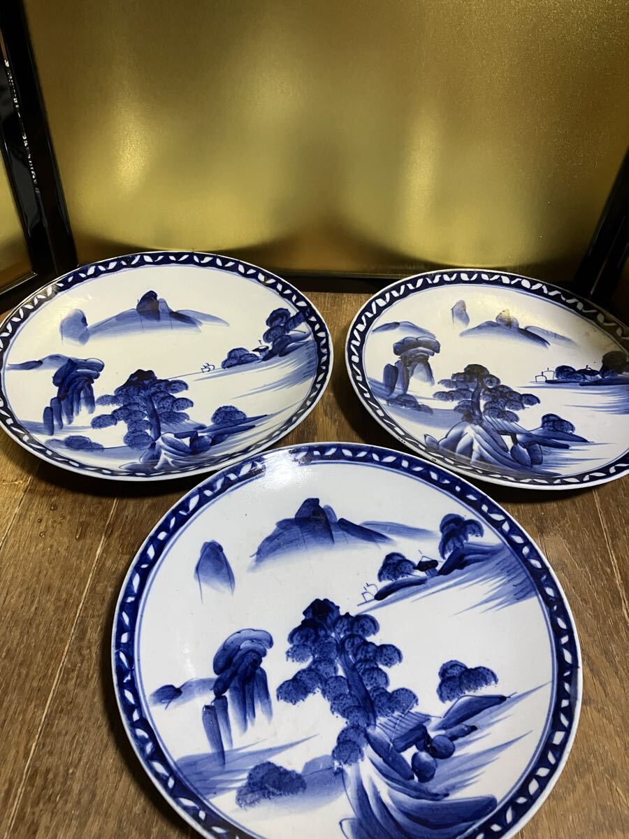 骨董、伊万里焼大皿 古伊万里 骨董 大皿 皿 深皿 伊万里焼 2枚セット - メルカリ