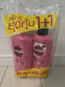 サンシルク sunsilk サンシルクシャンプー&コンディショナーセット ピンク 高級シャンプー タイ アジアンシャンプー 新品 人気