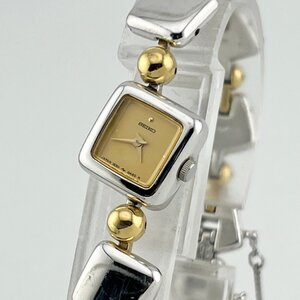 SEIKO セイコー クオーツ 1E20-5A00 ブレスレットウォッチ ゴールド レディース ジャンク 9GA-71-020