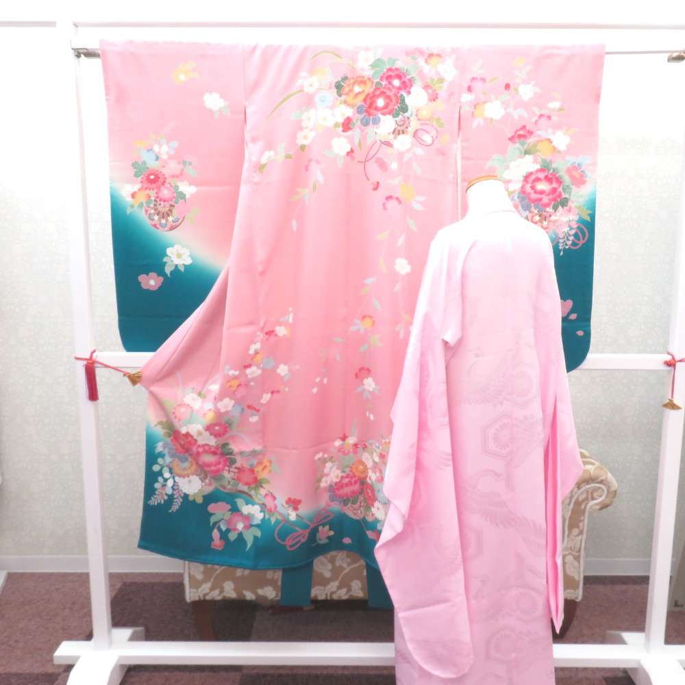 女の子 七五三 7歳 着物のみ 中古品 レンタル] 七五三/節句 着物セット 7歳女の子 着物セット 古典柄