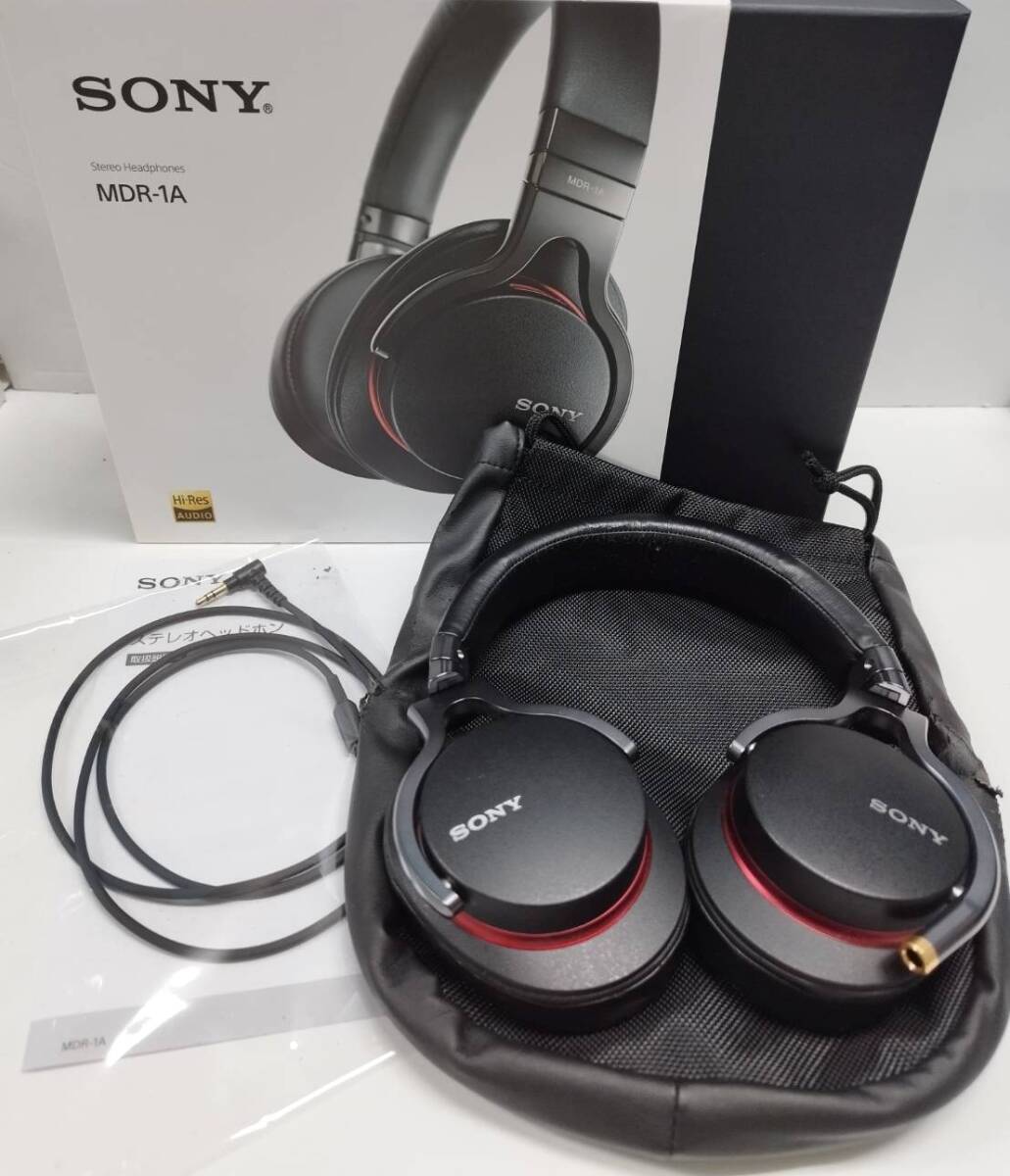 【ほぼ未使用】SONY MDR-1A ヘッドフォン Amazon.co.jp: ソニー ステレオヘッドホン シルバー MDR-1A/S