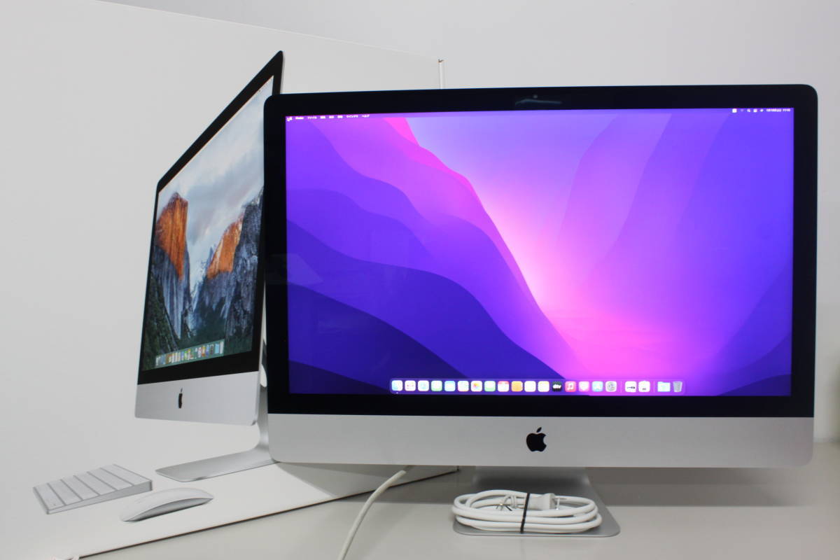 ⭐︎中古⭐︎ iMac Retina 5K 27インチ Late 2015 Apple iMac 27” Retina 5k - 16 GB 2 TB Fusion Drive late 2015