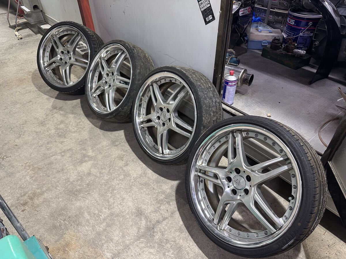 デュランダル 2ピース 深リム】ワーク デュランダル DD5.2 19in 8.5J +45