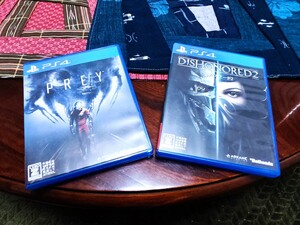PS4 PREY ディスオナード2 2本セット