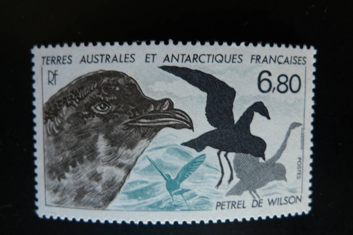 73530セール現品限　外国切手　仏領南極地域発行ペンギン1種揃 フランス領南方南極地域発行 オウサマペンギンと地図などヨット