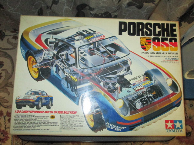 タミヤ　ポルシェ959 ラリー Amazon | 1/12 タミヤ 旧車 当時物 ポルシェ959 パリダカール