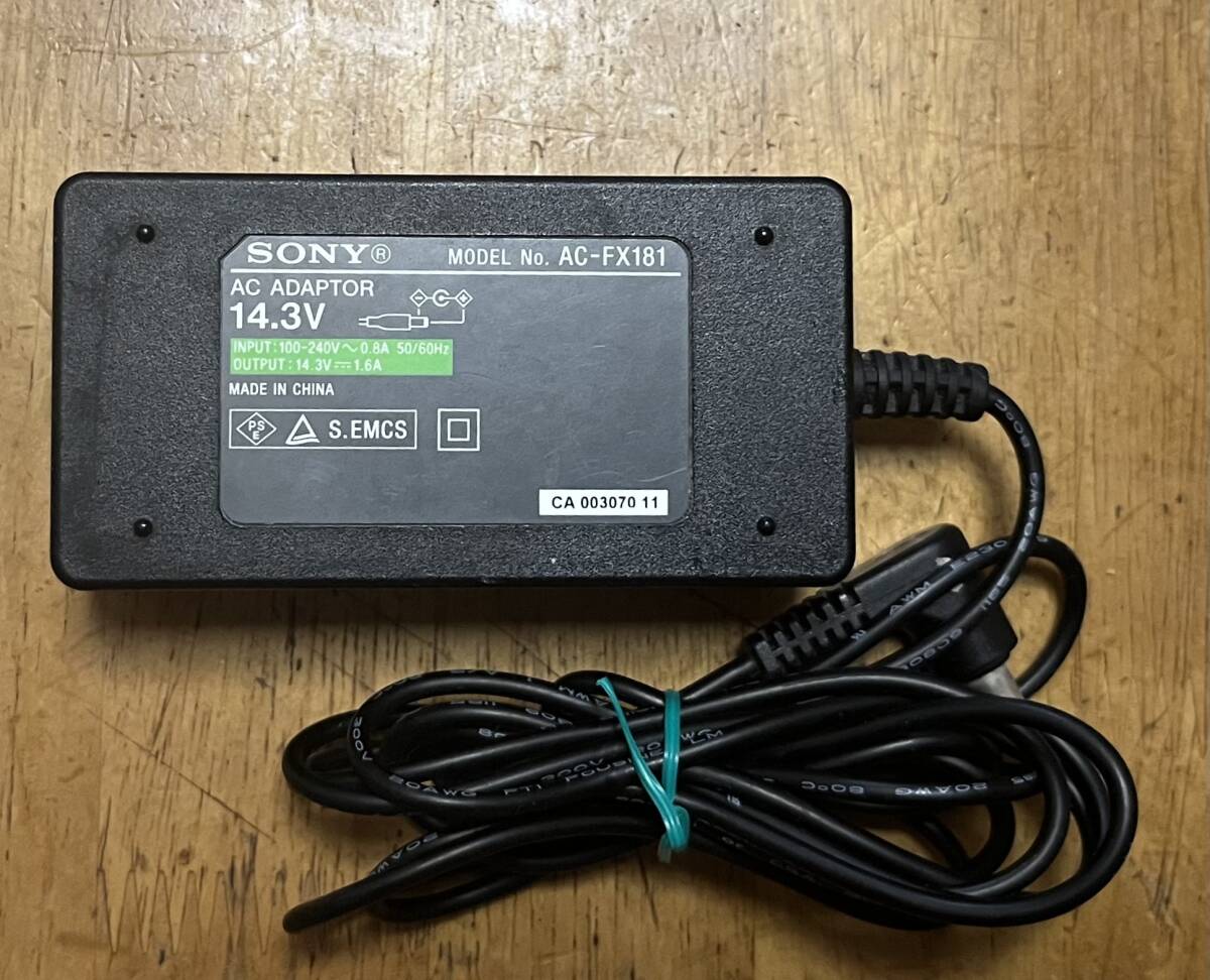 SONY ブルーレイプレーヤー用 ACアダプター AC-FX181 （14.3v