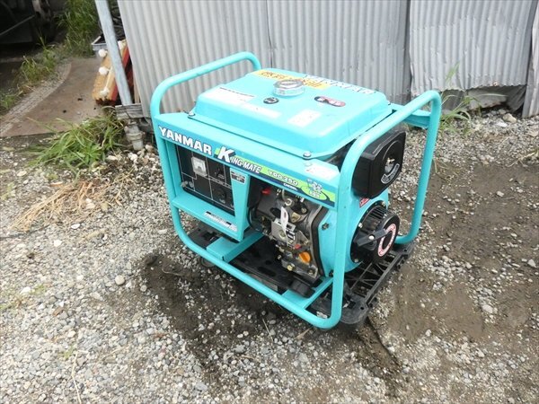 引き取り限定　ヤンマー発電機　ディーゼル　YDG350-E YANMAR/ヤンマー 3．5KVA ディーゼル発電機 セルスタート付