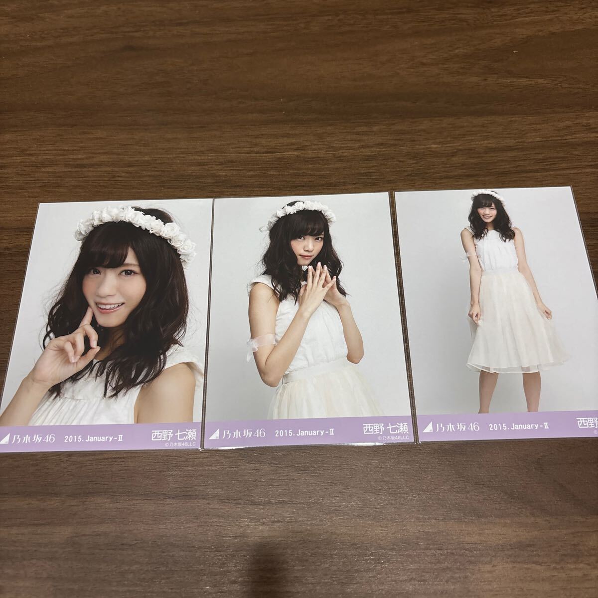 西野七瀬 生写真 コンプ 乃木坂46 西野七瀬 生写真 コンプ BLT 01-DARKGREEN22/022-A.B.C