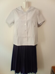制服 白襟 夏服 中学 スカート