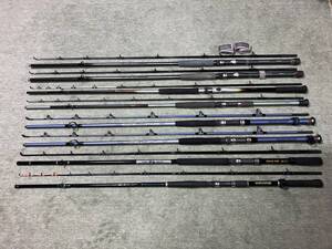 船竿 8本 all 270 シマノ Shimano 船島 幻波 NFT POWER LOOP 沖海 アルファタックル alpha tackle ディープハンター 等 71