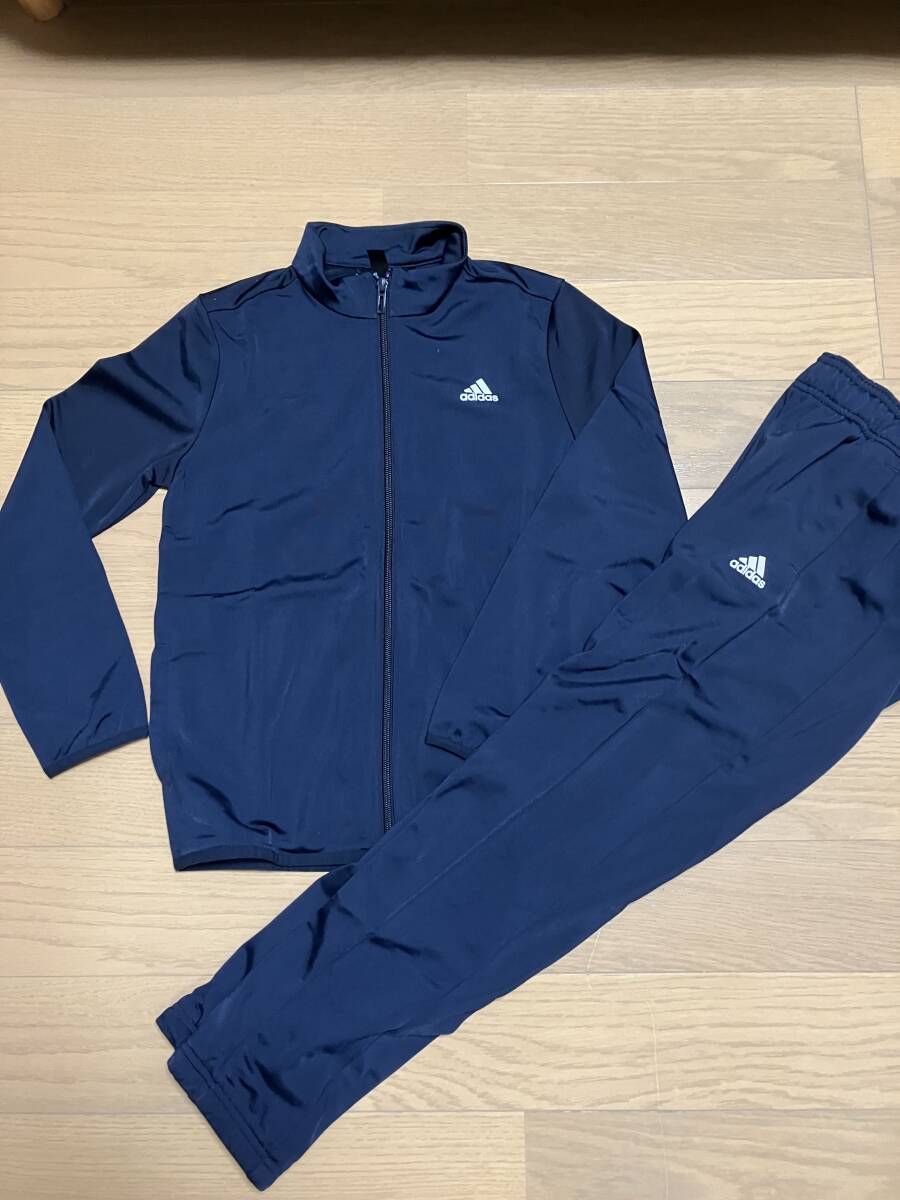 adidas JR 上下セット 160㌢ NV 新品 ☆決算セール★