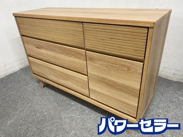 展示品■シギヤマ家具工業■オーク材×ホワイト■TOWN120■サイドボード■ 50Aj03tv-120_0.jpg