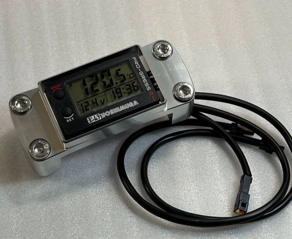 ヨシムラ　油温計　プログレス2 未使用 V-MAX ヨシムラ プログレス2 油温計 デジタル マルチテンプ