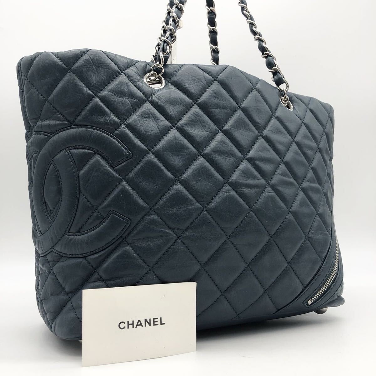 CHANELシャネル　カンボンライントートバッグ・超極美品 シャネル カンボンライン トート バッグ レディース 肩掛け ココ