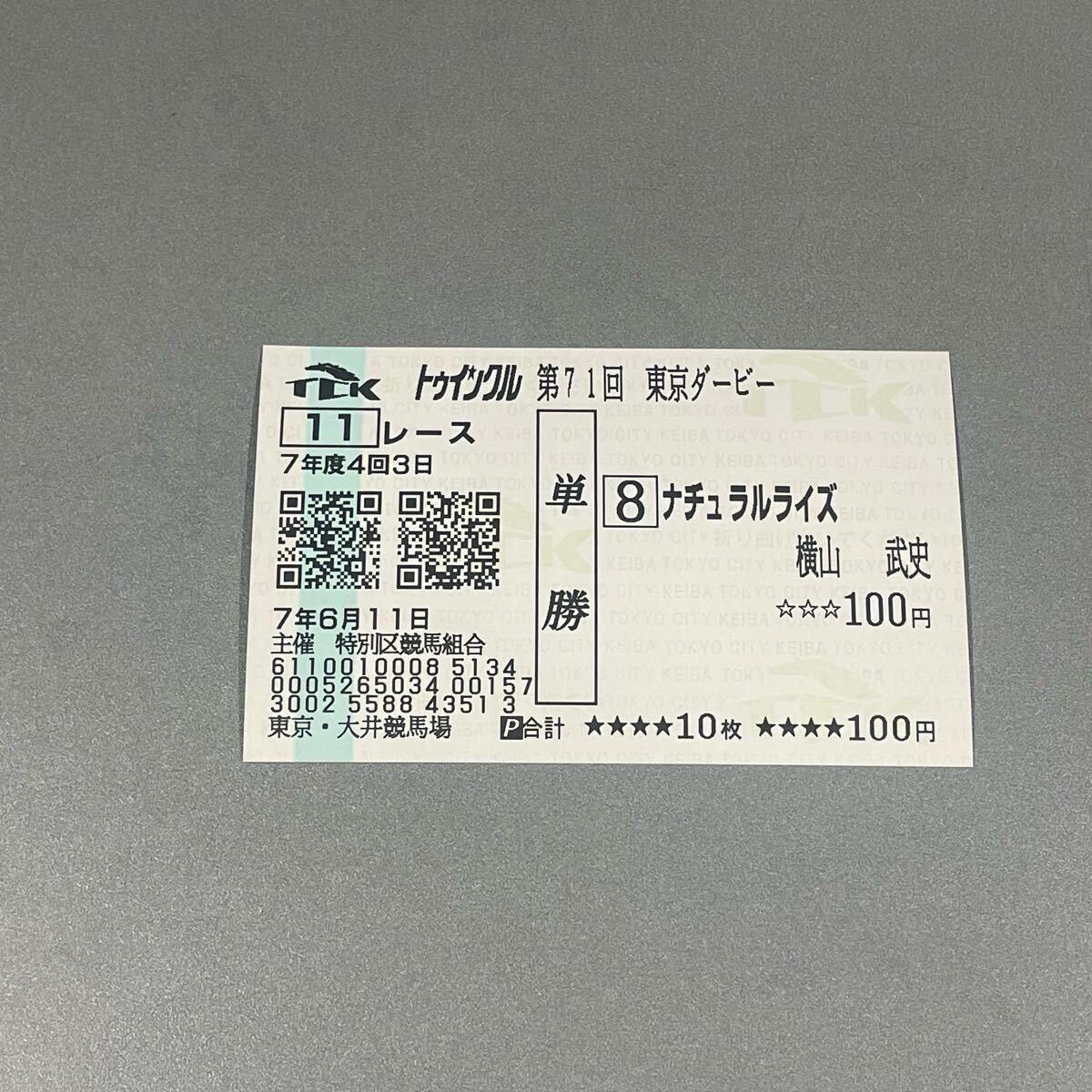値下げ タニノギムレット現地単勝馬券セット 値下げ タニノギムレット現地単勝馬券セット 2025年最新