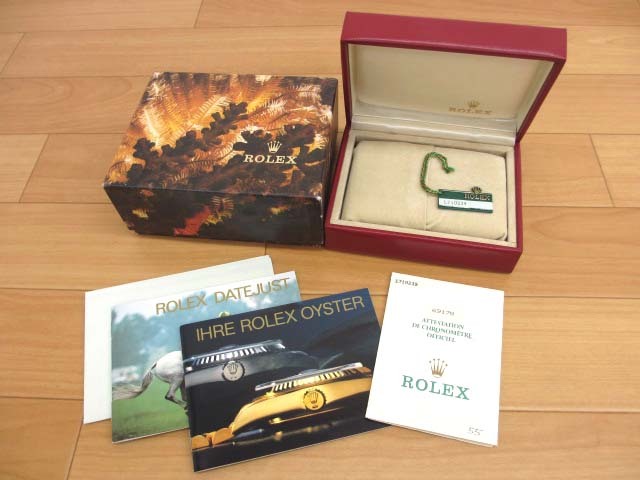 ROLEX DATEJUST ロレックス デイトジャスト　空箱 美品 Yahoo!オークション -「ロレックス 箱 デイトジャスト」の落札