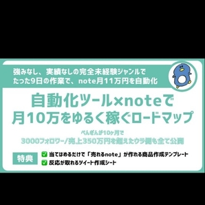 【強み・実績なし】完全未経験から初月11万円を自動化した note販売ロートマッフ へんきん