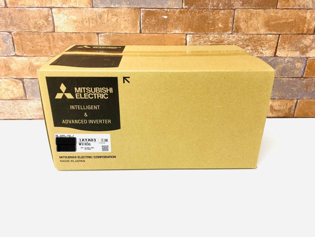 MITSUBISHI　FR-A820-1.5K-1 新品未使用未開封 FS03-057]三菱電機 インバータ FR-A820-1.5K-1