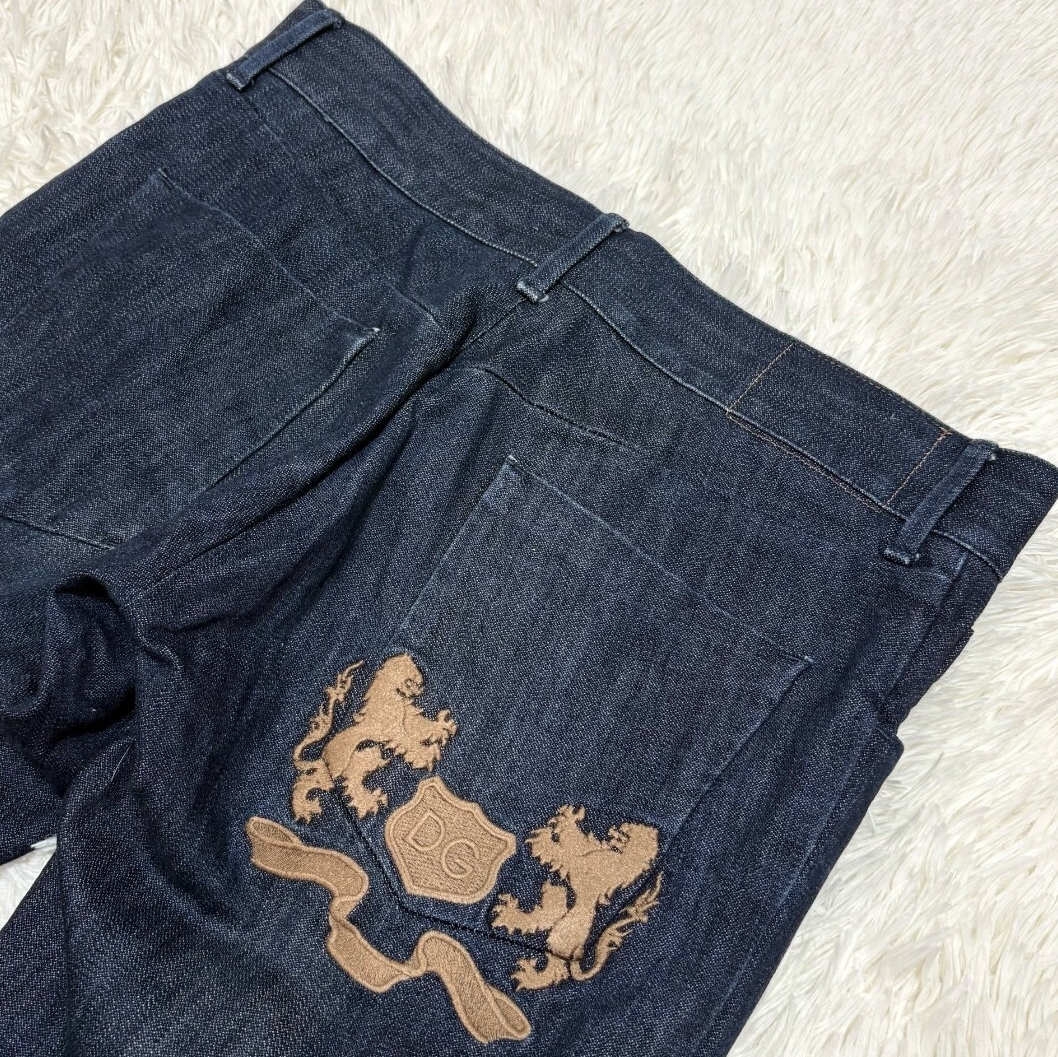 D&G 新品未使用 超希少コレクション 刺繍 デニムパンツ DOLCE&GABBANA - ドルチェ&ガッパーナコレクション超希少刺繍