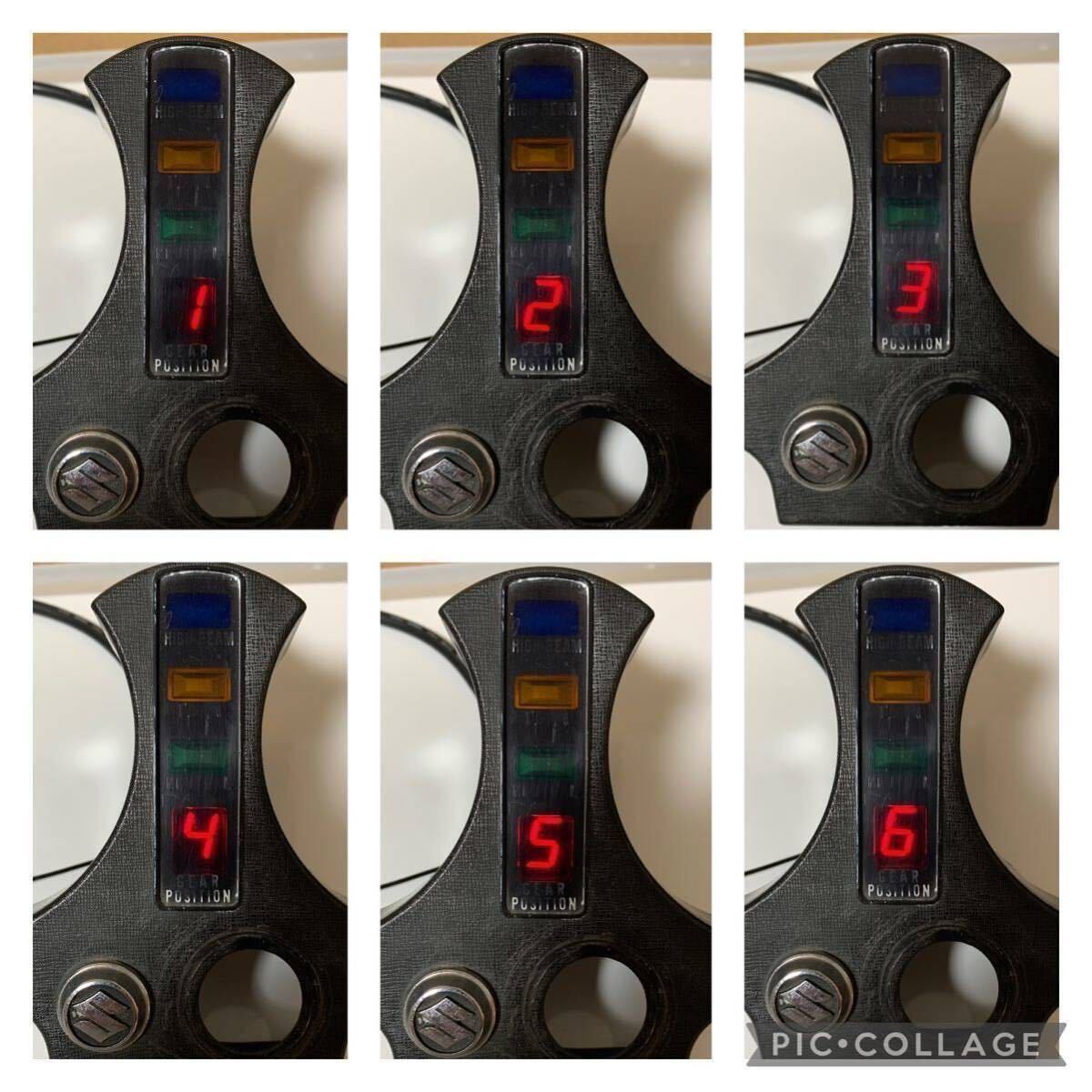 GS400 GS425 初期型　ギアポジションインジケーター【青】 GS400 GS425 初期型 ギアポジションインジケーター GS400 GS425