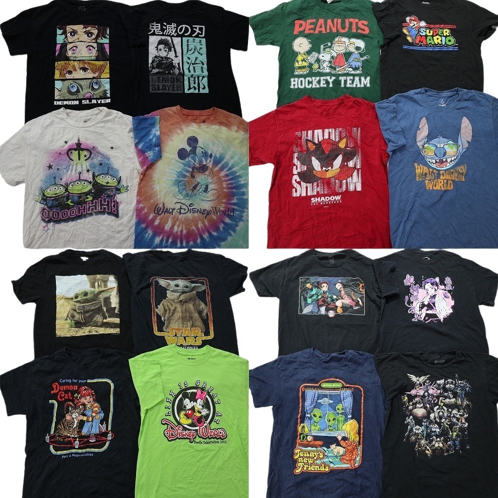 2025年最新】古着Tシャツセット - 人気のMサイズ・文字やロゴ