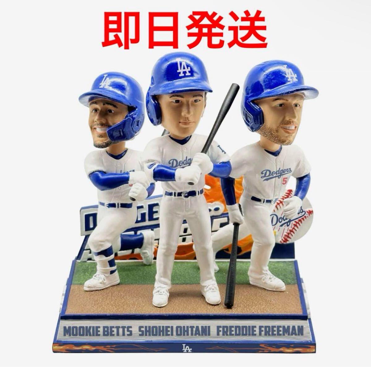 【新品未開封】Mookie Betts ボブルヘッド フィギュア ムーキー・ベッツ ボブルヘッド フィギュア＆缶バッジ 2025.5.13